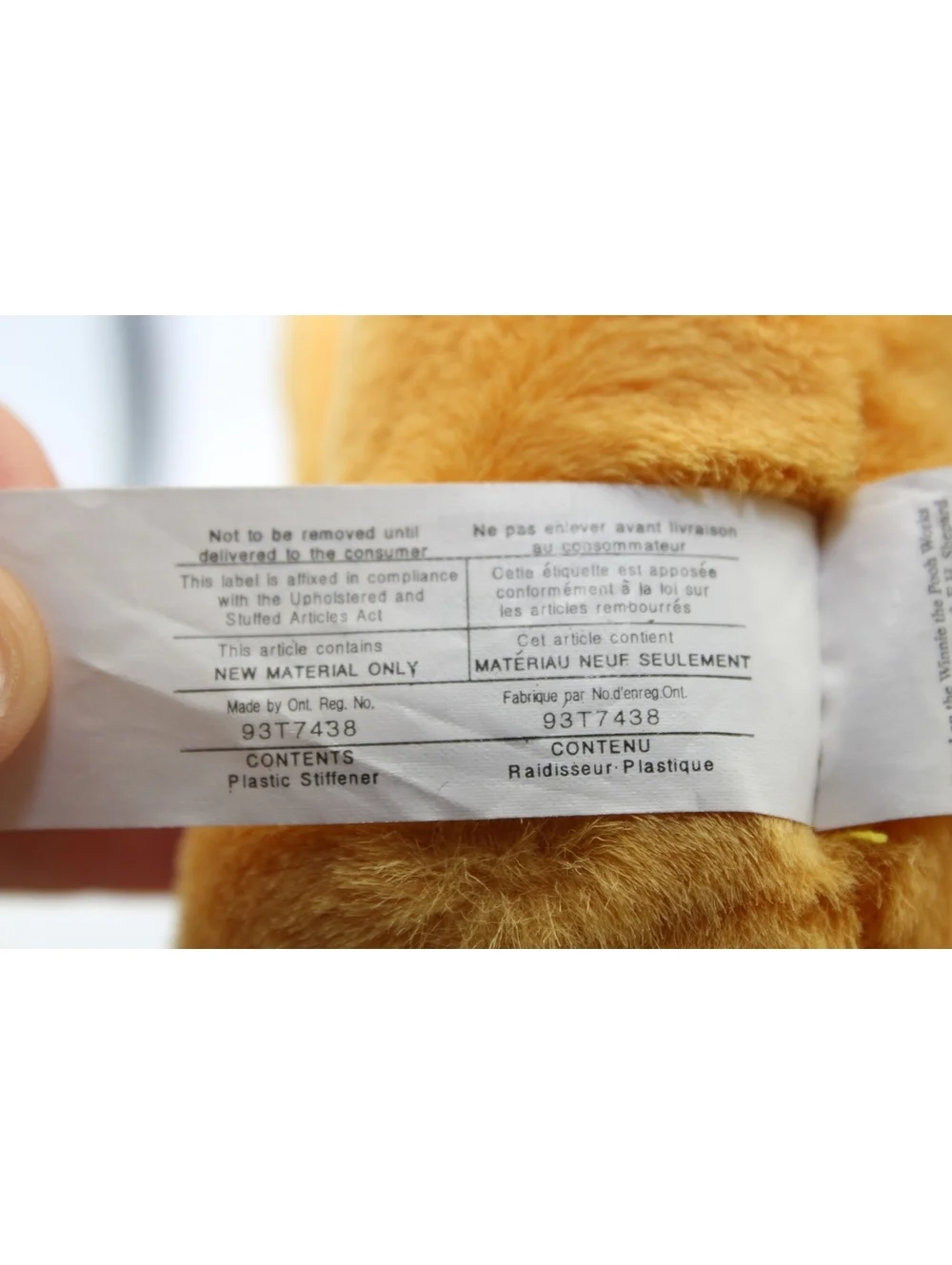 VTG Disney Winnie The Pooh Happy Halloween Honey Bee Costume Plush Doll w/ Candy